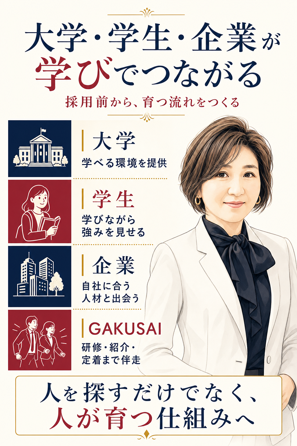 大学・学生・企業が学びでつながる図解 スマホ版