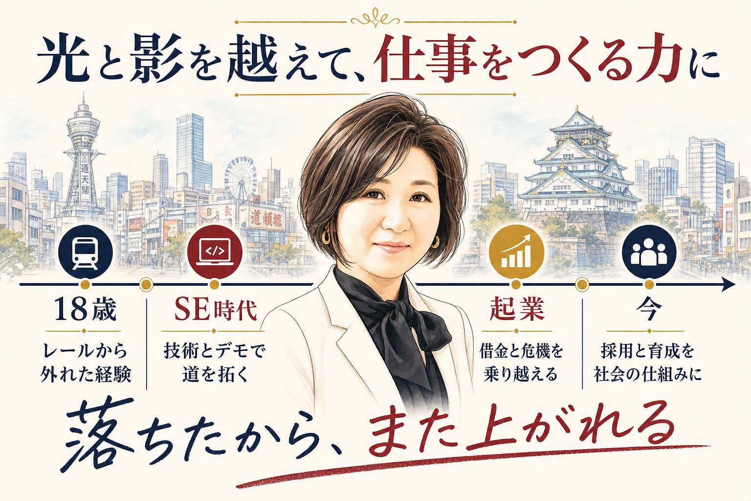 前田美香さんの歩みを伝えるストーリー年表 PC版
