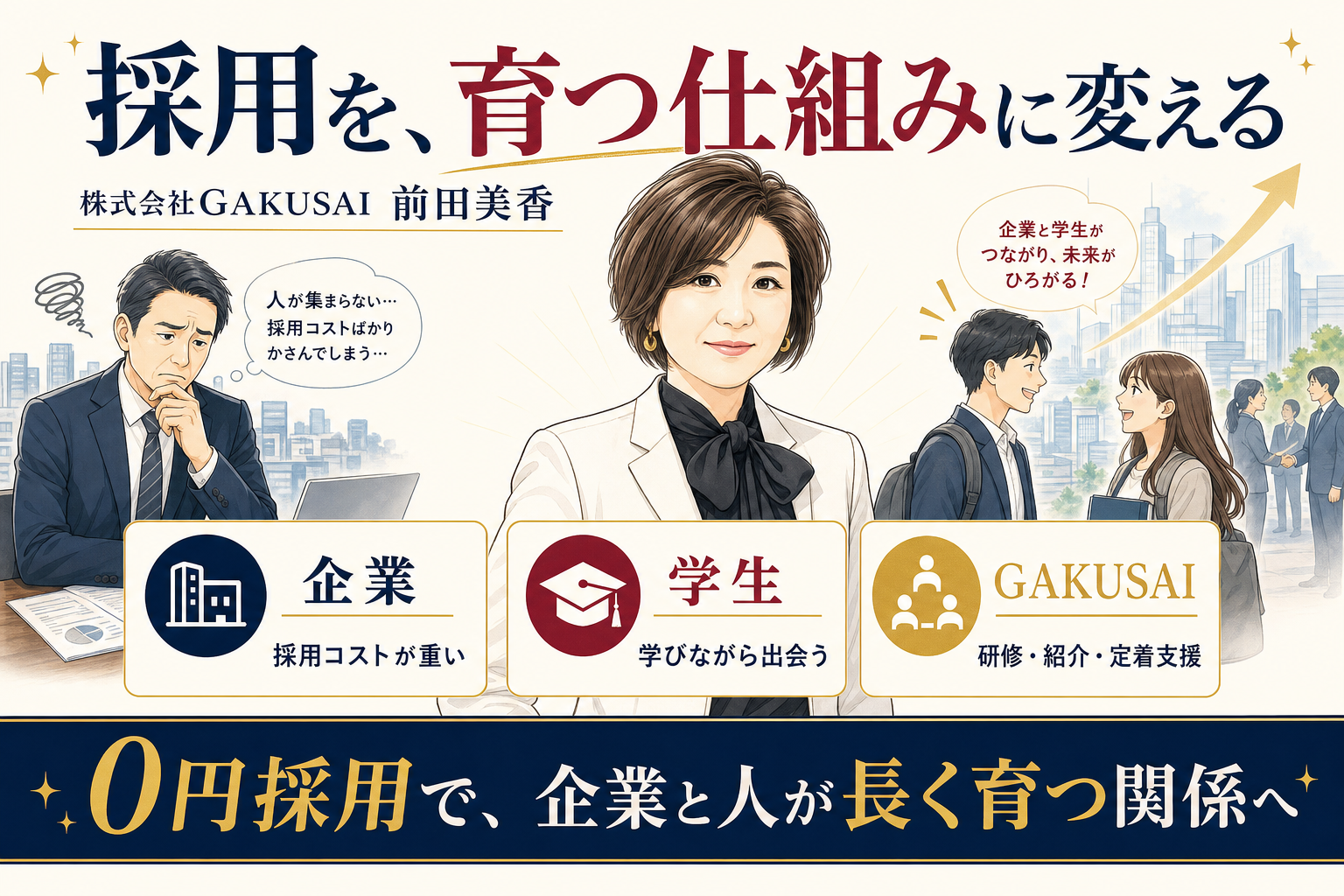 採用を、育つ仕組みに変える説明図解 PC版