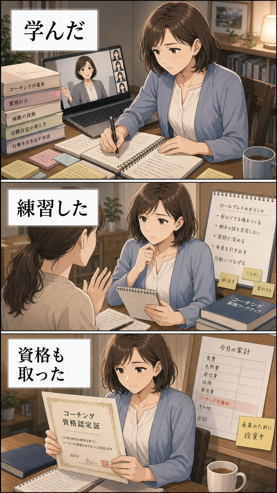 能友良さんの伝え方漫画 5ページ目 高額スクールと資格