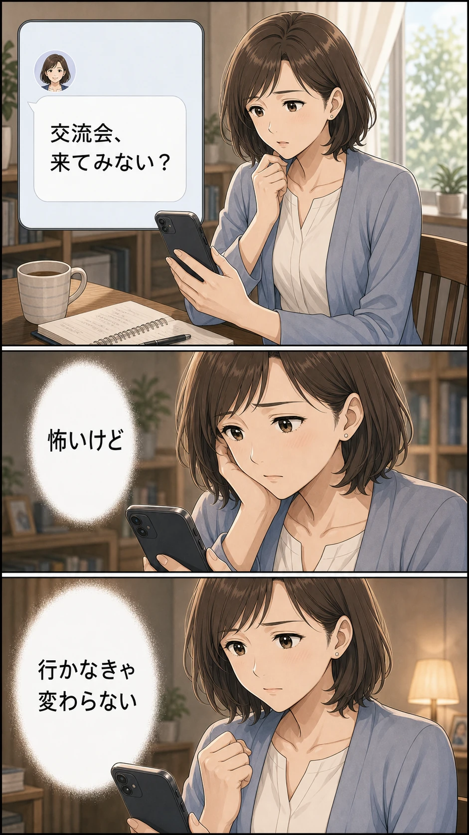 能友良さんの伝え方漫画 9ページ目 交流会を知る