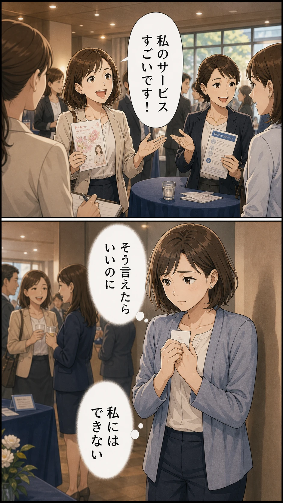 能友良さんの伝え方漫画 12ページ目 売り込みへの抵抗