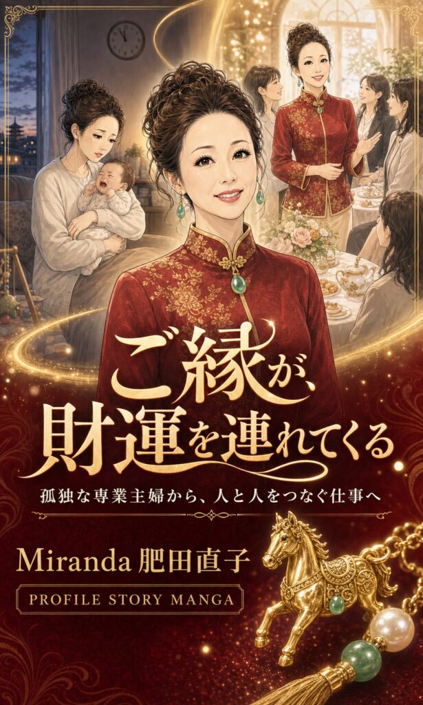 Miranda肥田直子 プロフィールストーリー漫画 1ページ目