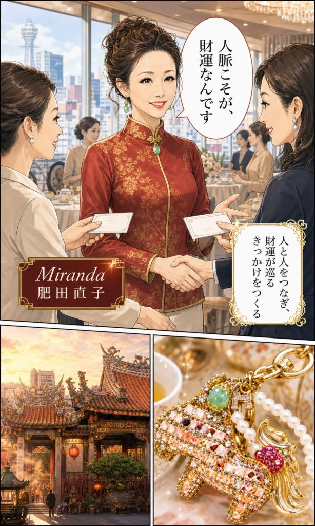 Miranda肥田直子 プロフィールストーリー漫画 2ページ目